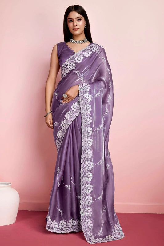 Purple Jimmy Choo Saree NCSD11112448