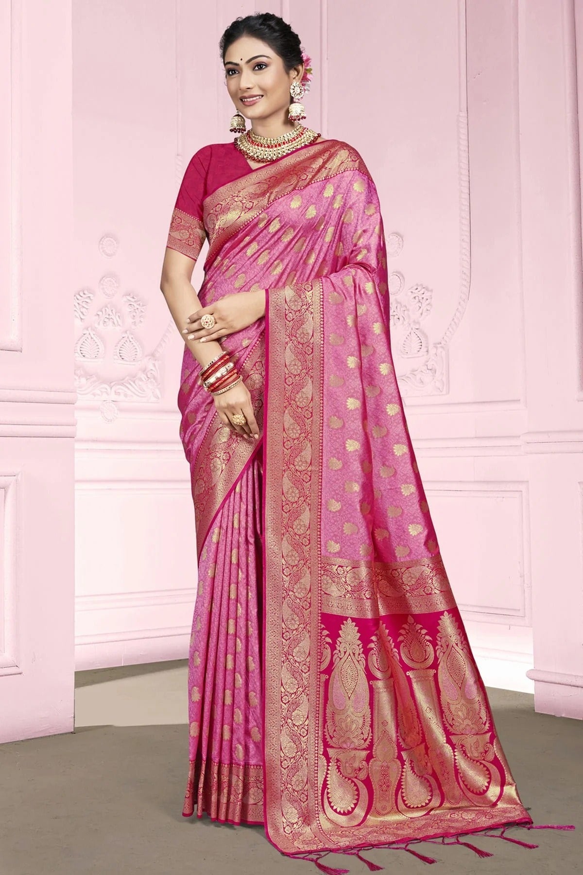 Purple Silk Traditional Saree NCSD1101041010171