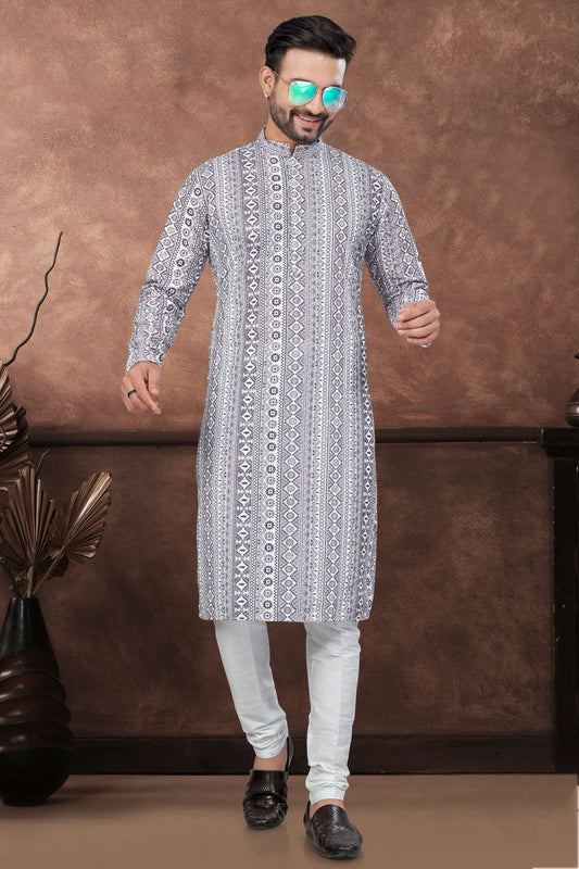 Purple Soft Rayon Kurta Pajama NCKP10410134