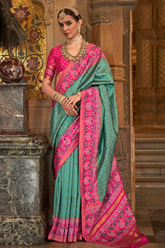 Rama Green Banarasi Silk Saree NCSD11112479