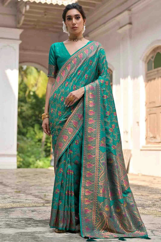 Rama Green Silk Traditional Saree NCSD12610135