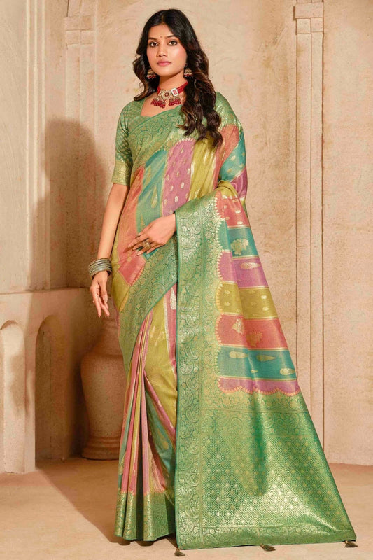 Rama Green Silk Zari Traditional Saree NCSD11110428