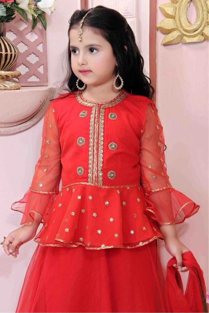 Red Net Party Wear Lehenga Choli NCGW10710765-10