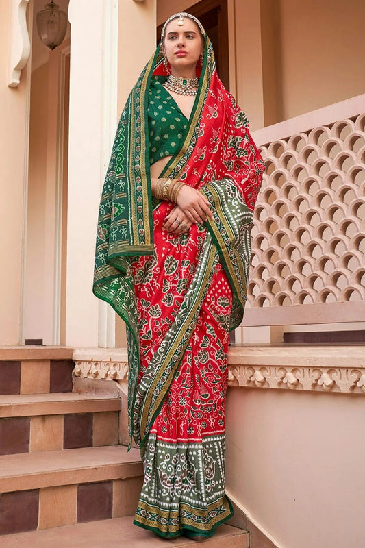 Red Sigma Silk Traditional Saree NCSD11111149