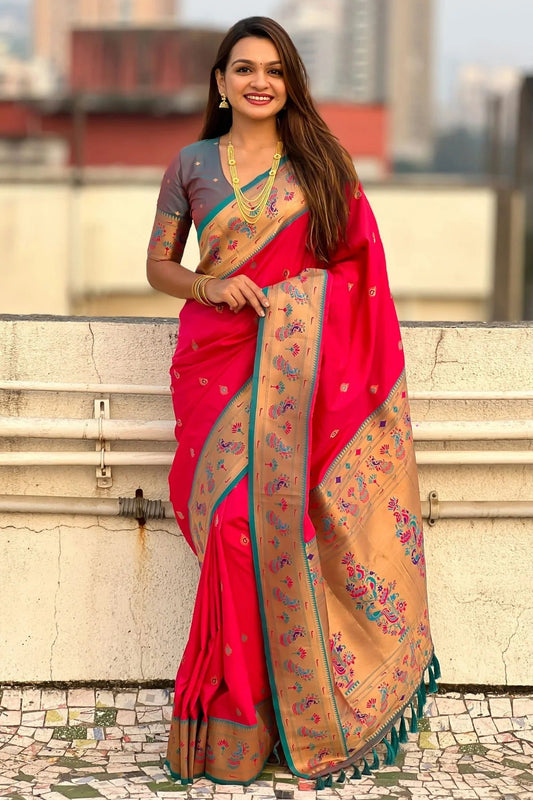 Red Soft Silk Traditional Saree NCSD11111752