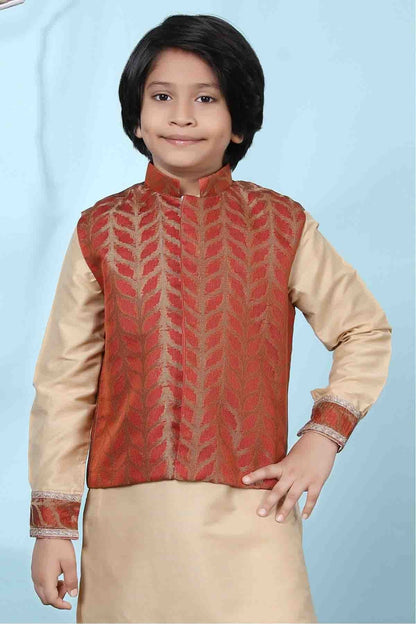Rust Silk Jacket NCBW10710731