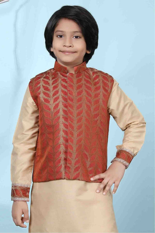 Rust Silk Jacket NCBW10710731
