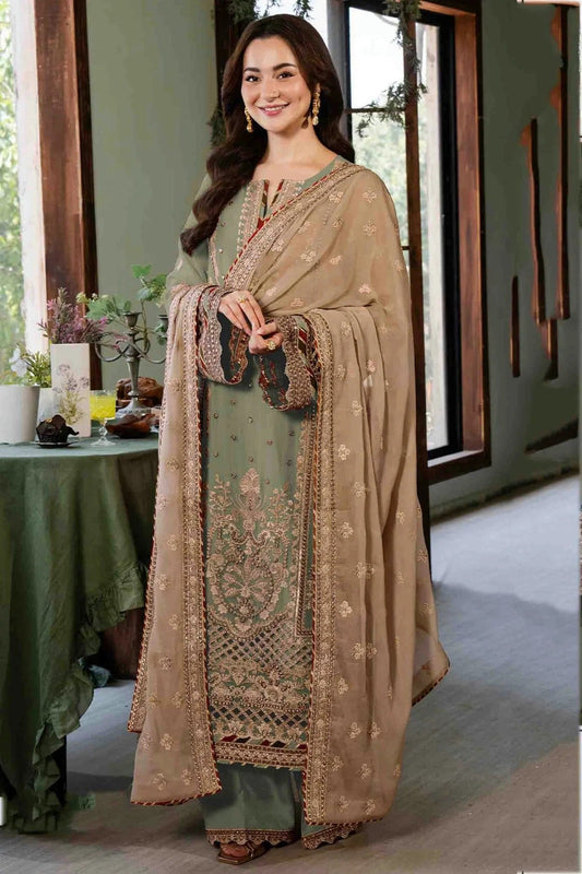 Sea Green Faux Georgette Pakistani Suit NCSM11410123