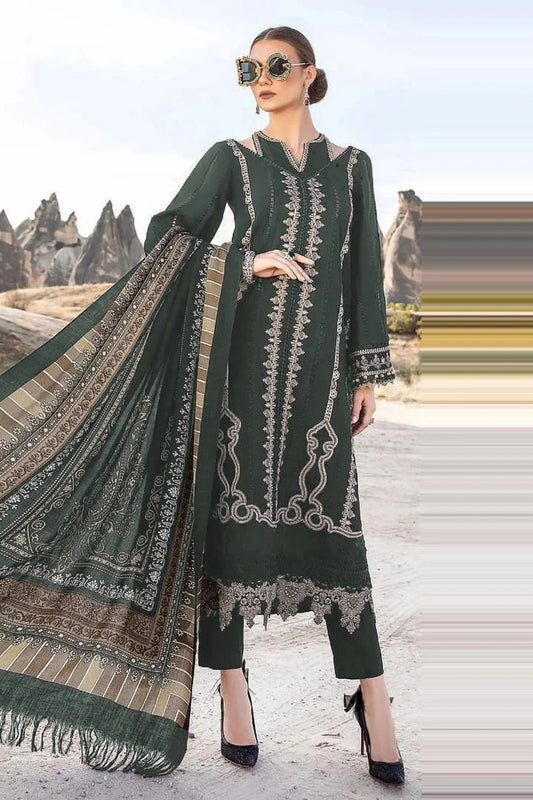 Sea Green Faux Georgette Pakistani Suit NCSM11410562