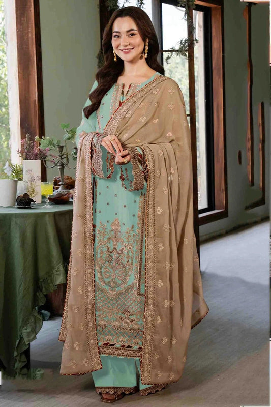Sky Blue Faux Georgette Pakistani Suit NCSM11410121