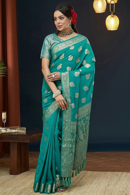 Sky Blue Georgette Traditional Saree NCSD11111505