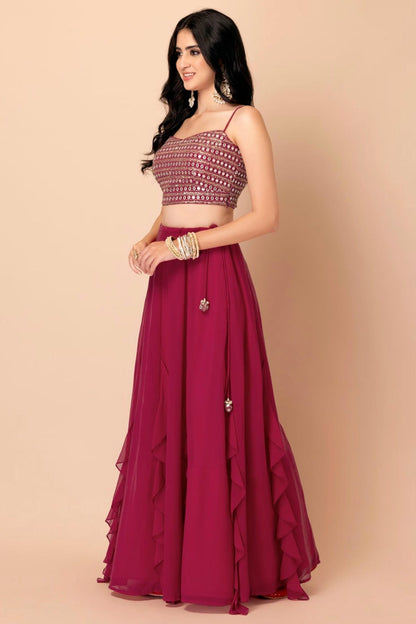 Soft Net Lehenga Choli In Pink Colour LC10110160
