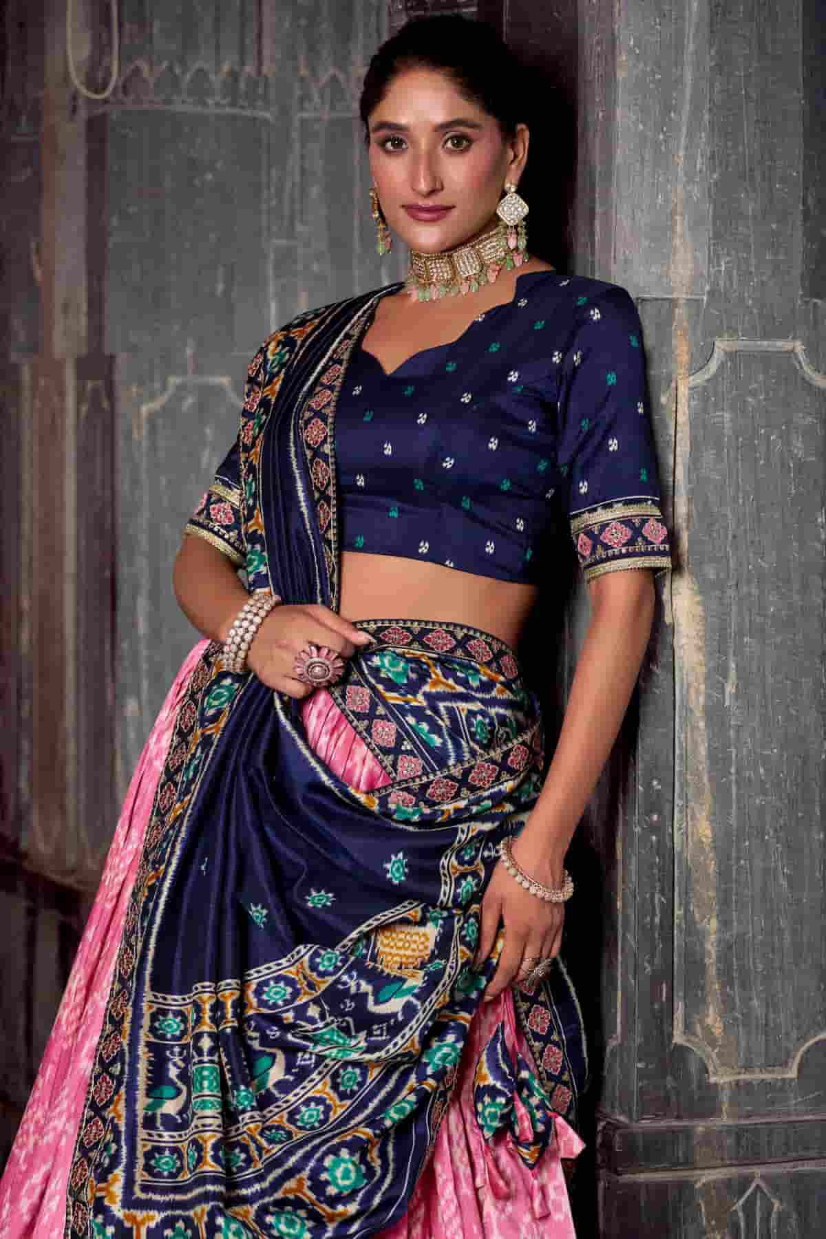 Tasar Silk Zari Woven Work Lehenga Choli In Baby Pink Colour NCLD1300068