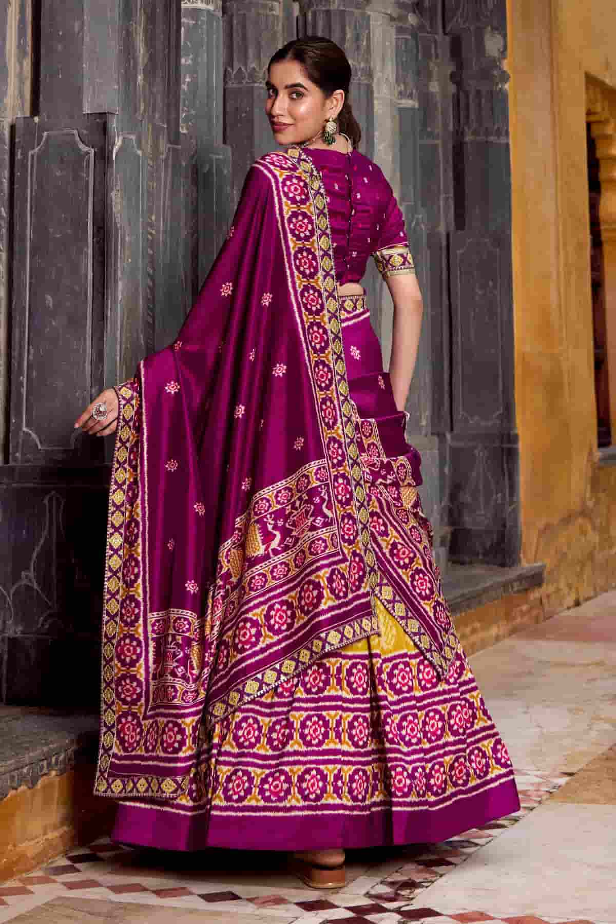 Tasar Silk Zari Woven Work Lehenga Choli In Mustard Colour NCLD1300069