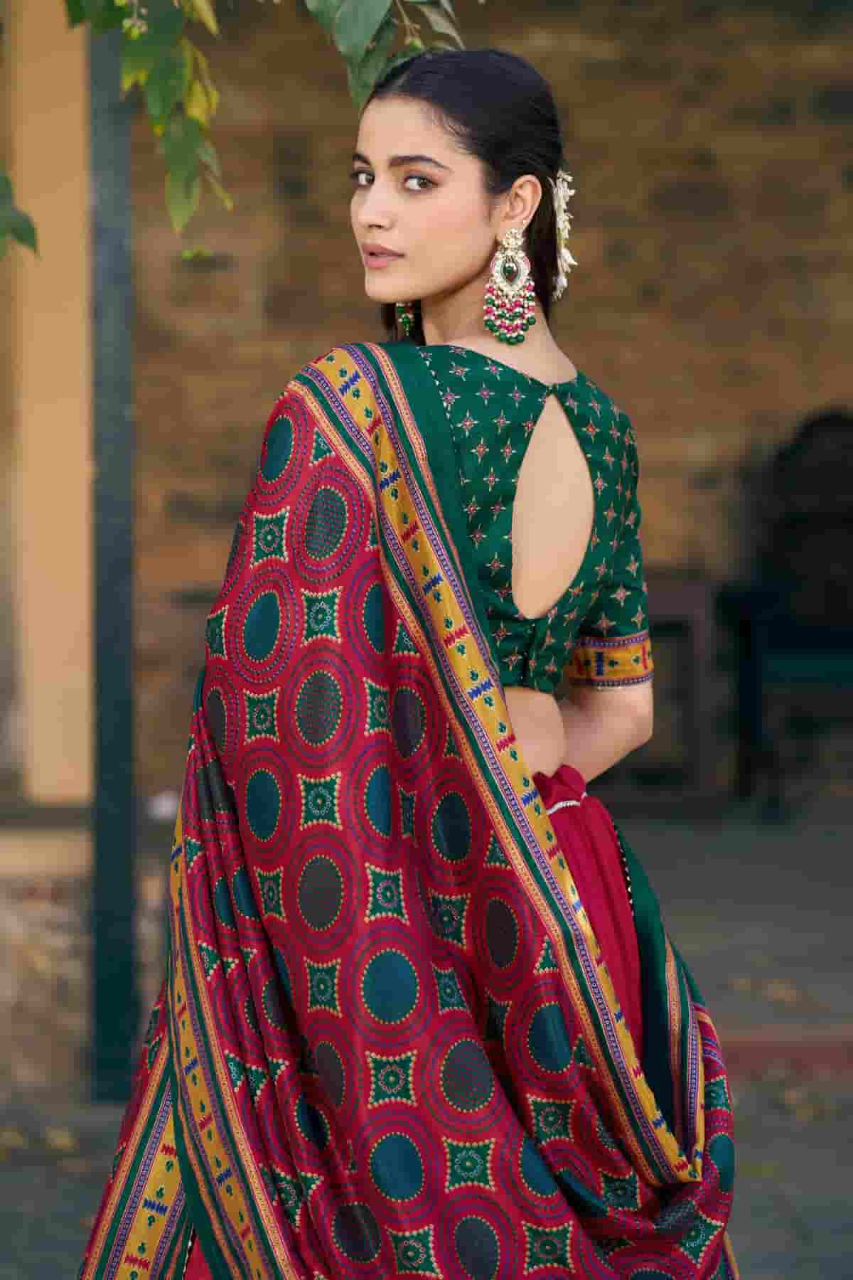 Tasar Silk Zari Woven Work Lehenga Choli In RED Colour NCLD1300058