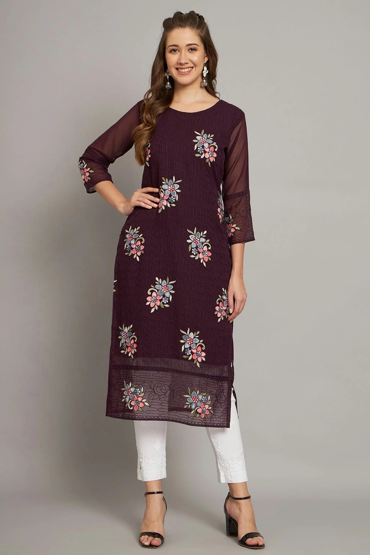 Wine Georgette Kurti NCKR11112078