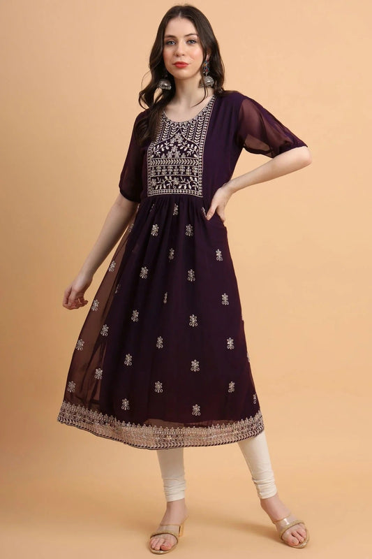Wine Georgette Kurti NCKR11112101