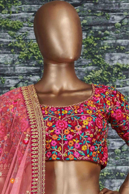 Yellow Silk Lehenga Choli NCLC10110261