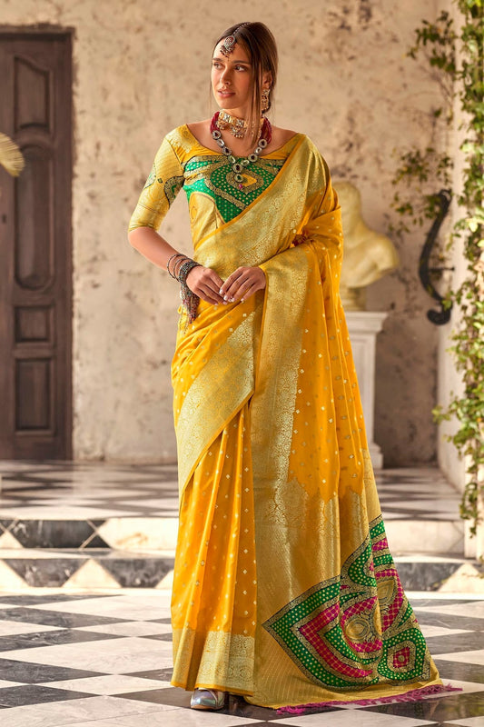 Yellow Soft Silk Traditional Saree NCSD12910119